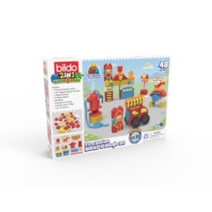 Bildo Blocks And Dough Fire Station