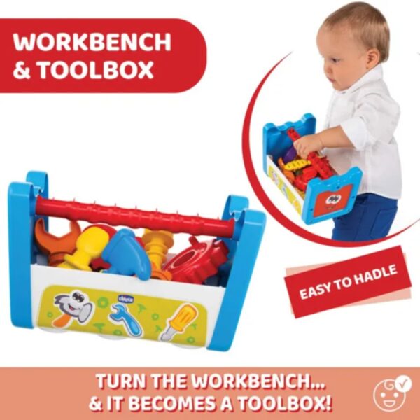 Chicco – 2-in-1 Gear and Workbench for Kids