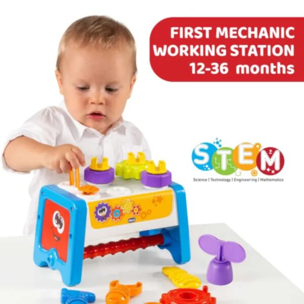 Chicco – 2-in-1 Gear and Workbench for Kids
