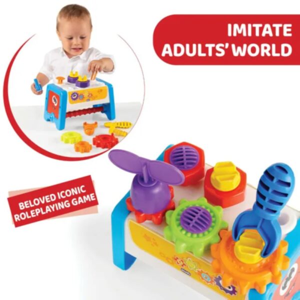 Chicco – 2-in-1 Gear and Workbench for Kids