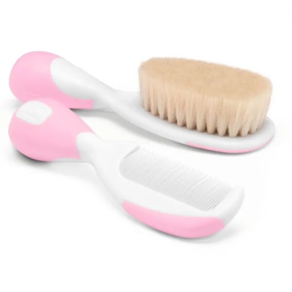 Chicco – Brush and Comb 0m+ Pink