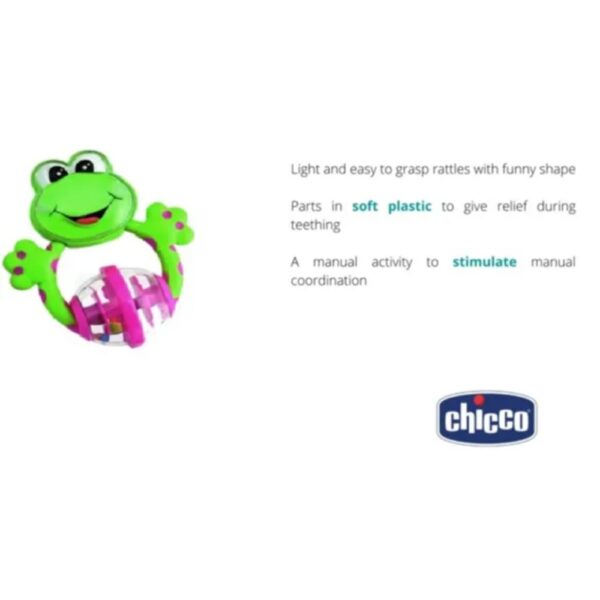 Chicco – Frog Fun Teething Rattle