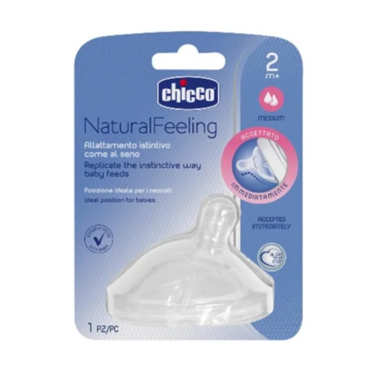 Chicco - Natural Feeling Teat 2m+ Medium Flow - 1 Piece