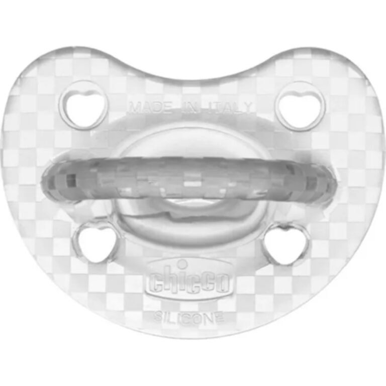Chicco - PhysioForma Luxe Soft Silicone Soother 16-36m - 2 pcs, Orange/Transparent