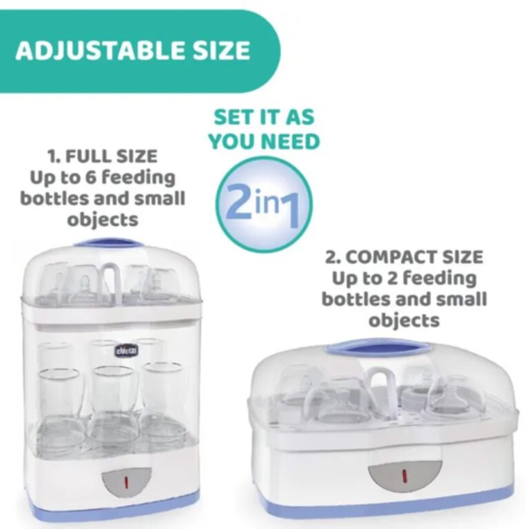 Chicco - Sterilnatural 2 In 1 Sterilizer - White