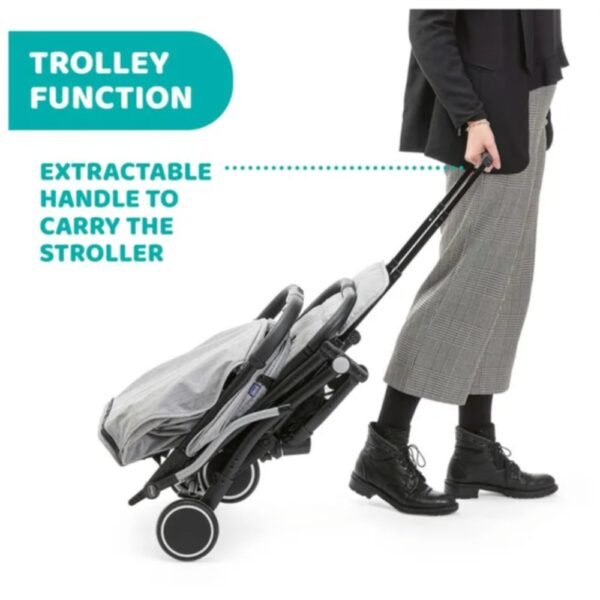 Chicco – Trolleyme Stroller 0m-3y – Light Grey