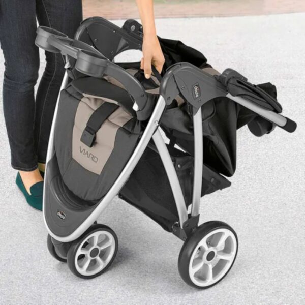 Chicco – Viaro Quick-Fold Stroller 6M-3Y – Graphite