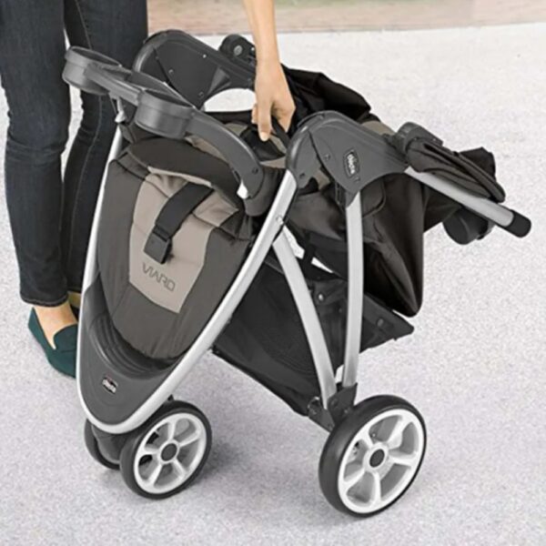 Chicco – Viaro Quick-Fold Stroller 6M-3Y – Graphite