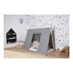 Childhome Tipi Cot Bed Frame – Natural Wood (70x140cm)