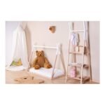 Childhome Tipi Cot Bed Frame – Natural Wood (70x140cm)