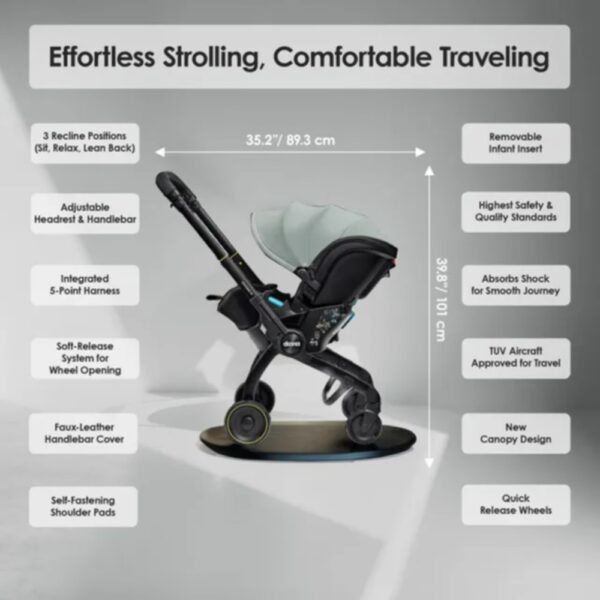 Doona X – Infant Car Seat – Dusty Sage