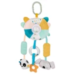 Eurekakids – Cucu Big Sensory Hanging Toy with Rattle and Teether – 0M+