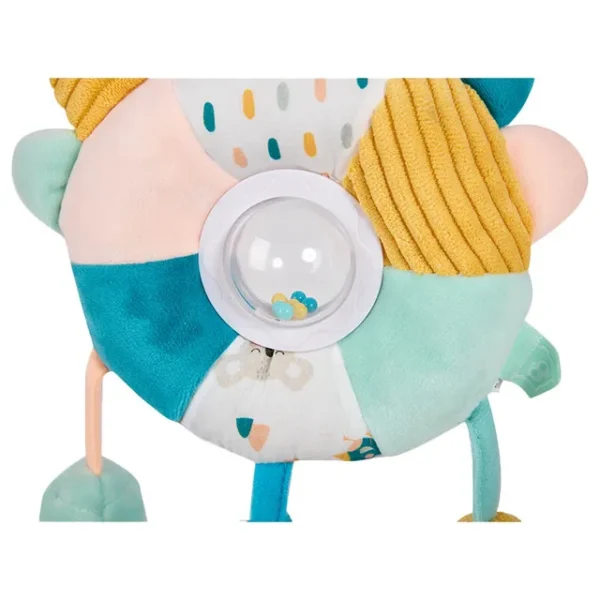 Eurekakids – Cucu Big Sensory Hanging Toy with Rattle and Teether – 0M+