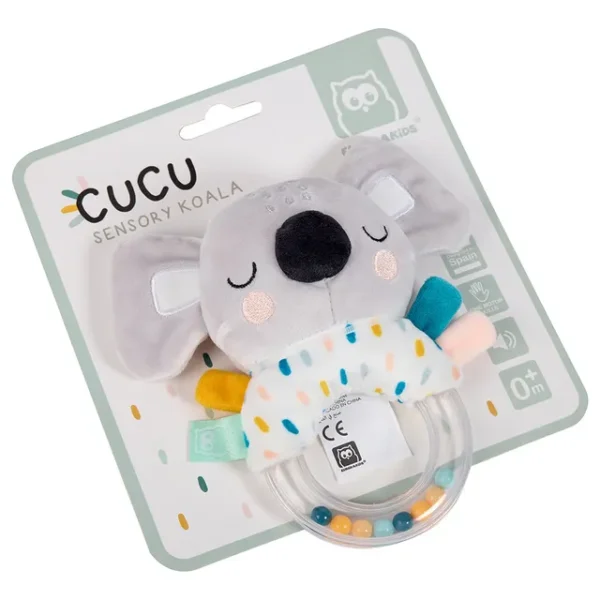 Eurekakids – Cucu Koala Rattle with Soft Toy – 0M+