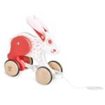 Hape – Push and Pull Bunny Wooden Pull Along Toy