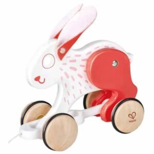 Hape – Push and Pull Bunny Wooden Pull Along Toy