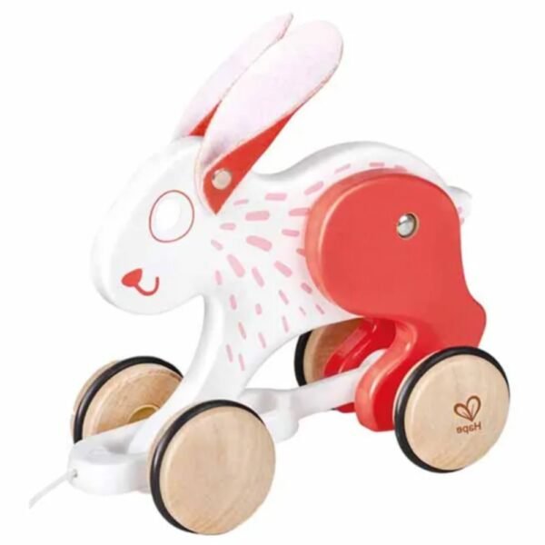 Hape – Push and Pull Bunny Wooden Pull Along Toy