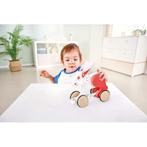 Hape – Push and Pull Bunny Wooden Pull Along Toy