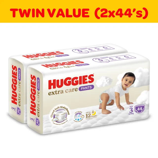 Huggies - Active Baby Pants, Size 3, 6-11 kg - 88 Diaper