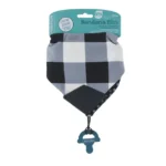 Infantino – Teether bib – buffalo check