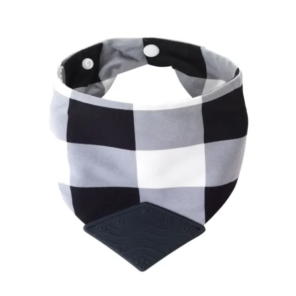 Infantino – Teether bib – buffalo check