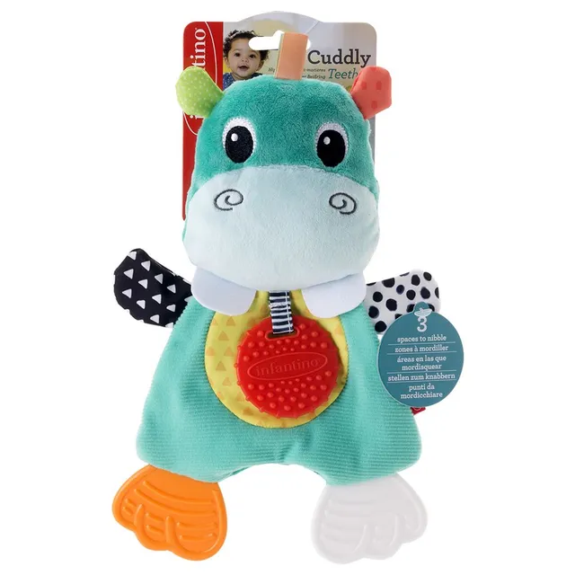 Cuddly Teether - Hippo 0M+