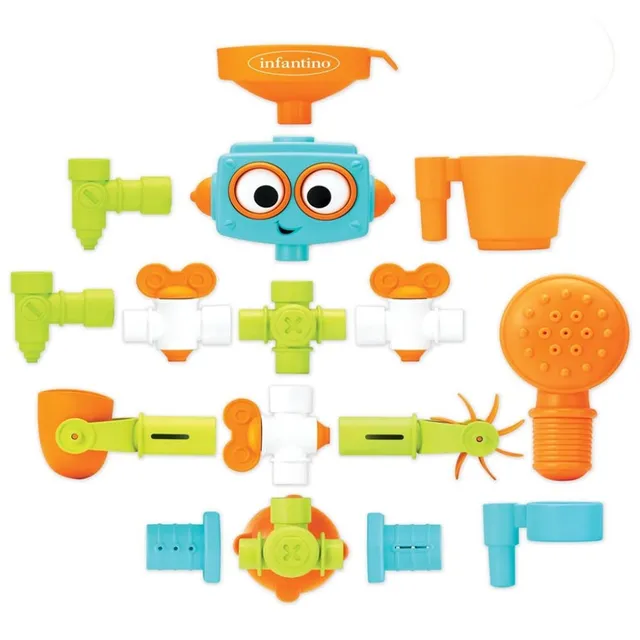 Infantino Sensory Plug & Play Robot Plumber Set