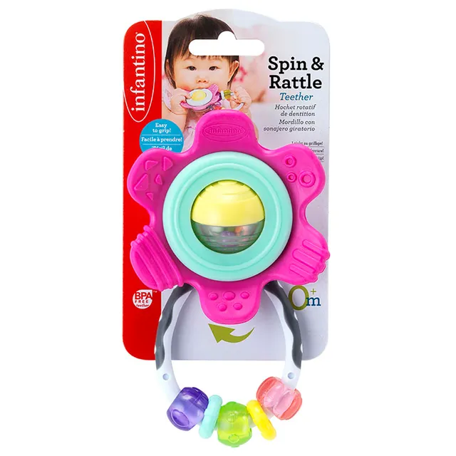 Infantino - Spin & Rattle Teether