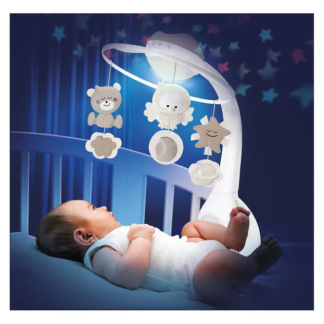 Infantino 3 In 1 Projector Musical Mobile - Ecru