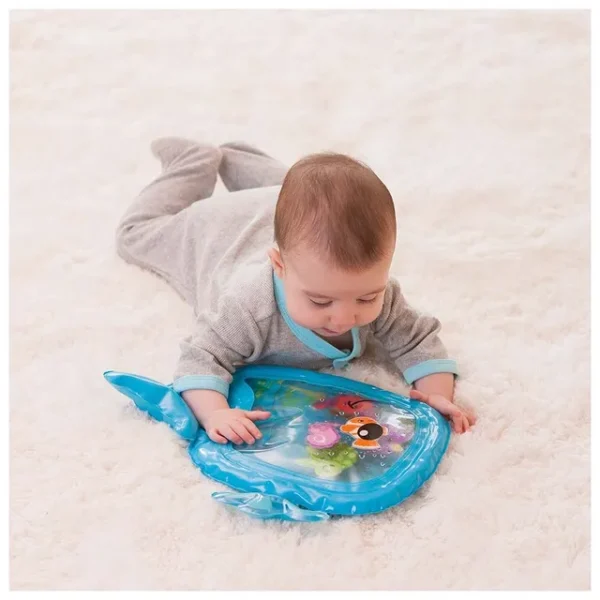 Infantino – Sensory Whale Pat & Play Water Mat – Blue