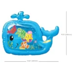 Infantino – Sensory Whale Pat & Play Water Mat – Blue