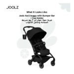 Joolz Aer2 Buggy with Bumper Bar + Cup Holder – Space Black
