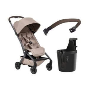 Joolz Aer2 buggy with Bumper Bar + Cup Holder-Sandy taupe