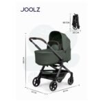 Joolz Hub² chassis + seat Forest green