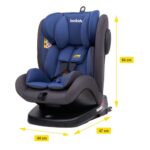 Jovikids – Angel Safety Baby Car Seat with Isofix and Top Tether – Blue