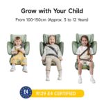 Jovikids – Rober i-Size Booster Seat with ISOFIX – Green