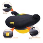 Jovikids – Yoho I-Size Booster Seat (Group 2/3, 6-12 Years), Portable Car Seats for Kids – Black