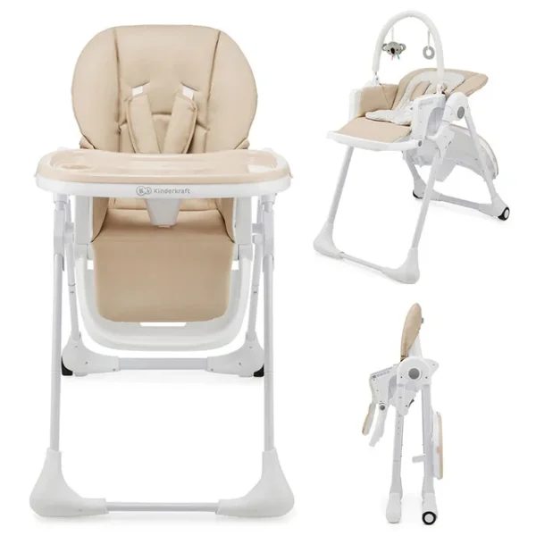 Kinderkraft – Tummie High Chair – Beige