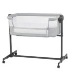 Kinderkraft – 2-in-1 Neste Up 2 Bedside Crib – Light Grey