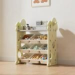 Little Angel – Toys Organizer Cabinet With 9 Bins & Hook – Green