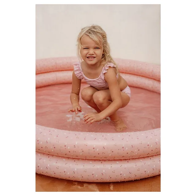 Little Dutch Inflatable Pool Pink Flowers 150 cm