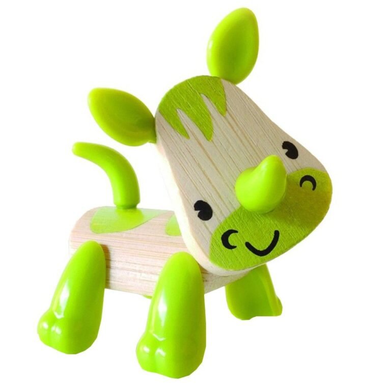 Hape Mini-Mals Rhino - Wooden Toys
