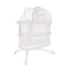 Mastela – Baby Bassinet With Adjustable Height Canopy And Rolling Wheels – White