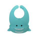Melii Silicone Bib Turquoise Shark