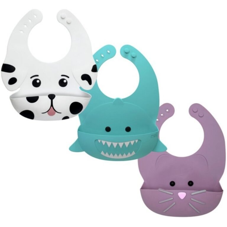 Melii Silicone Bib Turquoise Shark