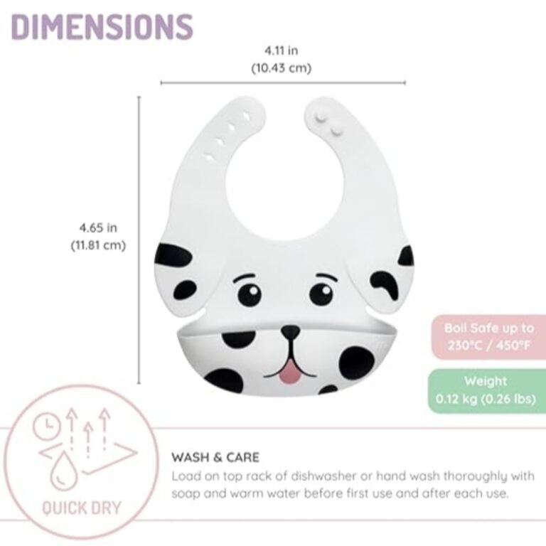 Melii Silicone Bib Dog Dalmation 13000