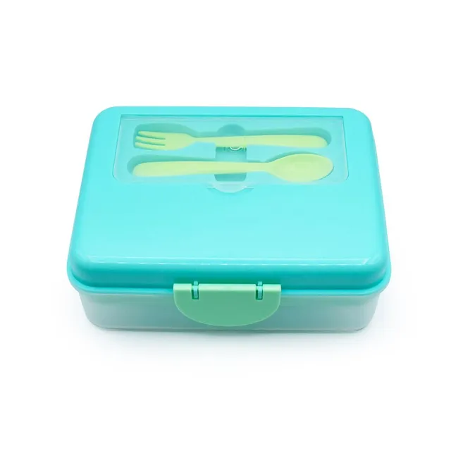 Melii 2 Tier Bento Lunch Box Turquoise