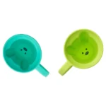 Melii Silicone Bear Mug – 2 Pack (Mint & Turquoise)