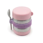 Melii Insulated Food Jar, Fidget Thermose 300ml Pink