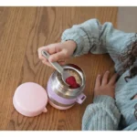 Melii Insulated Food Jar, Fidget Thermose 300ml Pink